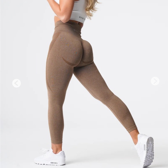 Mocha Contour Seamless Leggings - Picture 1 of 5
